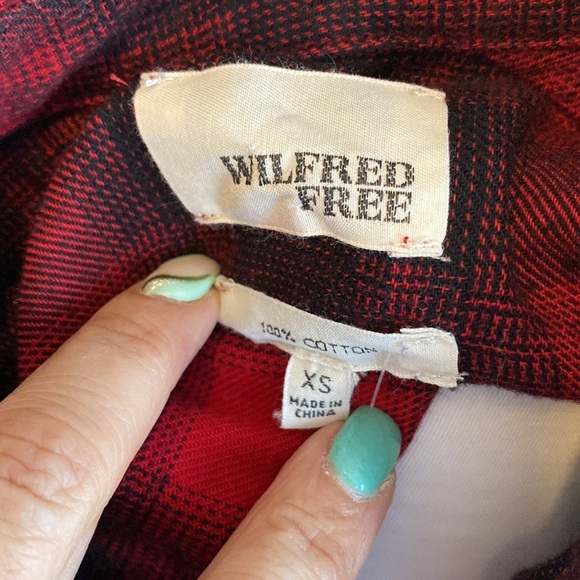 Aritzia Wilfred Free Veronika Buffalo Check Shirt Dress - Picture 8 of 8